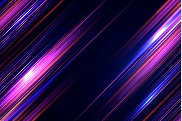 istock Abstract technological futuristic background. Motivational fast moving speed lines. Futuristic dynamic motion technology. Template of express lanes, lines. for games, business cards, posters, banners. 1716432775