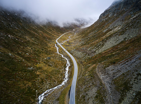 Small mountain pass between Austria and Italy open part of year. It is not possible to pass during winter season. The road is Ötztal Strasse and one of the most amazing mountain routes in the European Alps