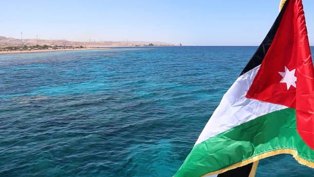 Cruising in the Red Sea, where you can see the shores of Israel, Egypt, Saudi Arabia and Jordan all at once.