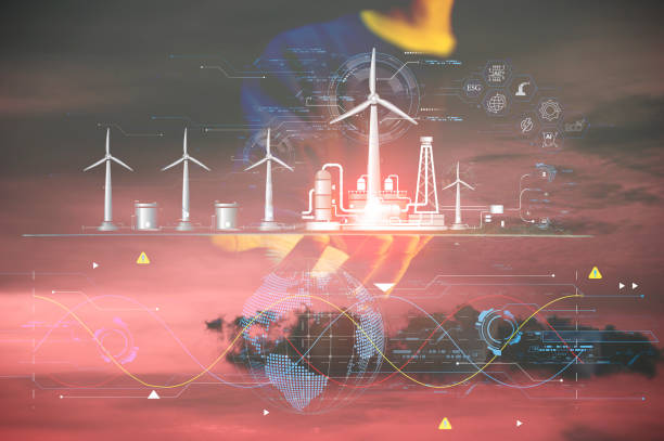 istock green industry concept Using clean energy and protecting the environment,industry 5.0 1716482308