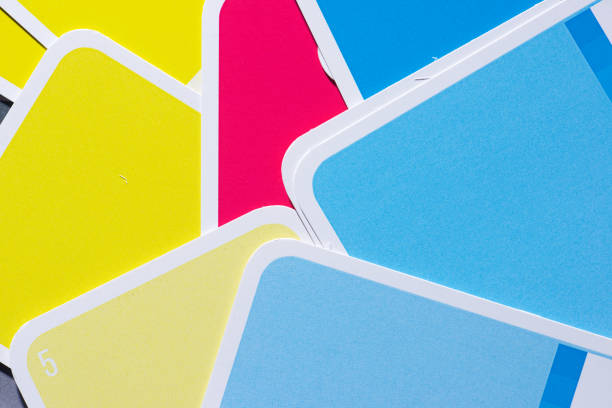 Color swatch to choose the right color for painting