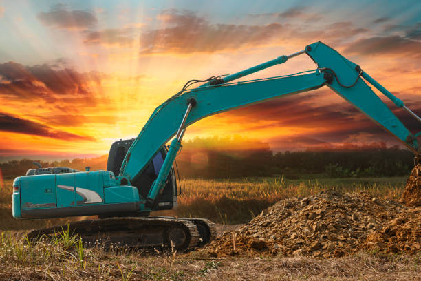 istock Crawler excavator digging the soil,In the construction site 1716493249