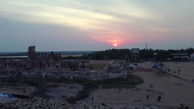 Danish Fort in Tranquebar. Tamil Nadu, India