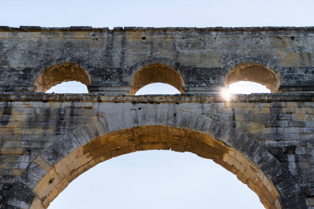 istock Pont du Gard: UNESCO World Heritage Site, Ancient Roman Aqueduct, Historical monument, Engineering marvel in South of France, Touristic place 1716514454