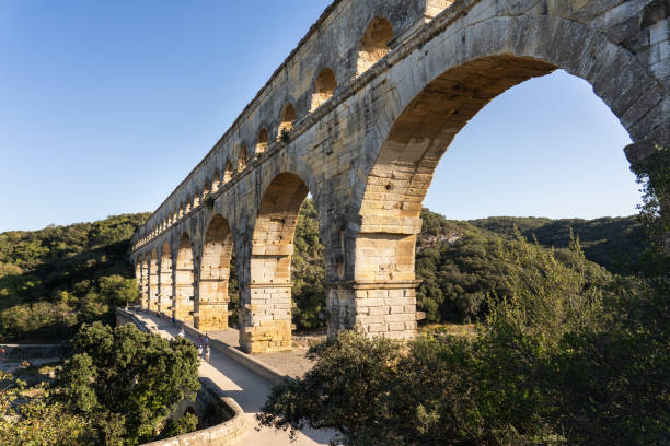 istock Pont du Gard: UNESCO World Heritage Site, Ancient Roman Aqueduct, Historical monument, Engineering marvel in South of France, Touristic place 1716514976