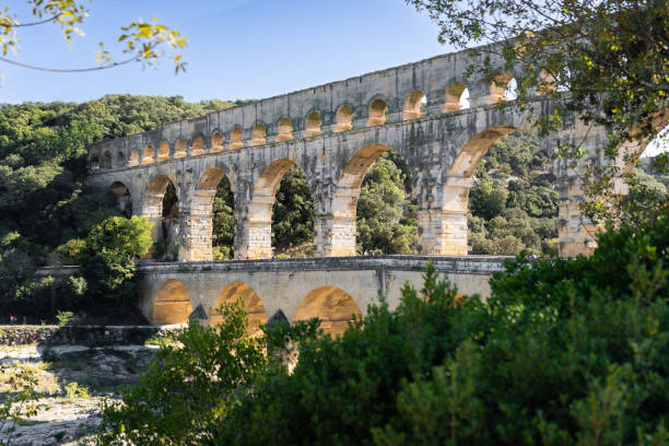istock Pont du Gard: UNESCO World Heritage Site, Ancient Roman Aqueduct, Historical monument, Engineering marvel in South of France, Touristic place 1716517713