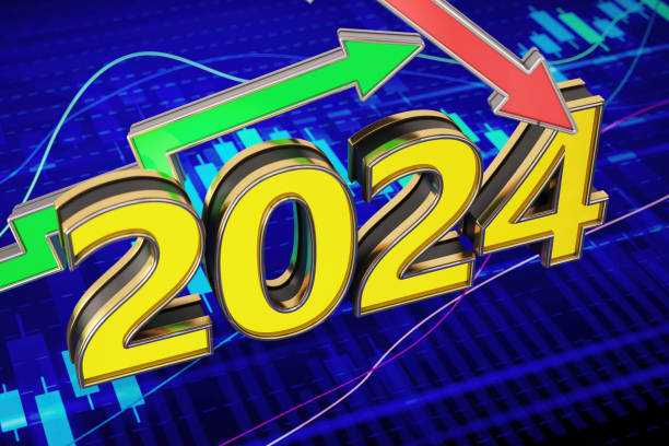 istock 2024 Sign on a Financial Graph with Up and Down Arrows 1716530482
