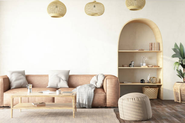 istock Modern interior Scandinavian Style Design Living Room 1716542571