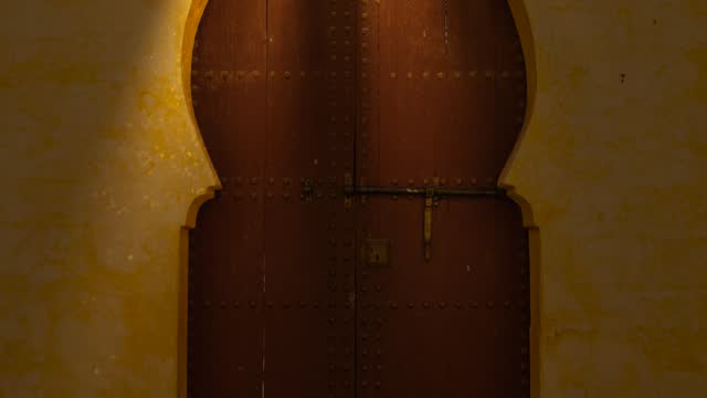 Arabic style door in Morocco