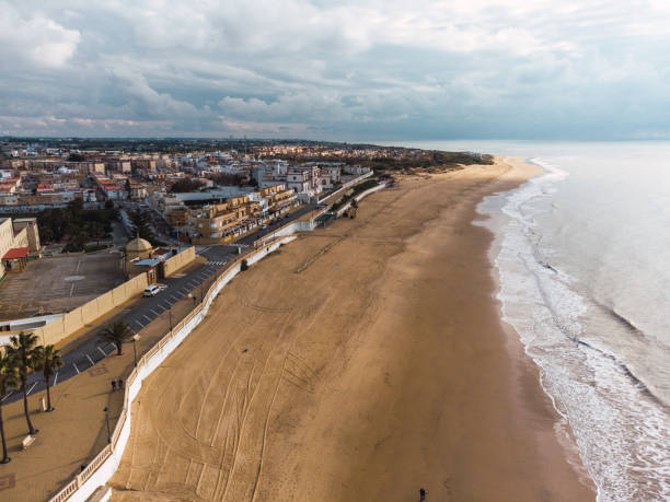 istock aerial view of a white sand beach 1716577355