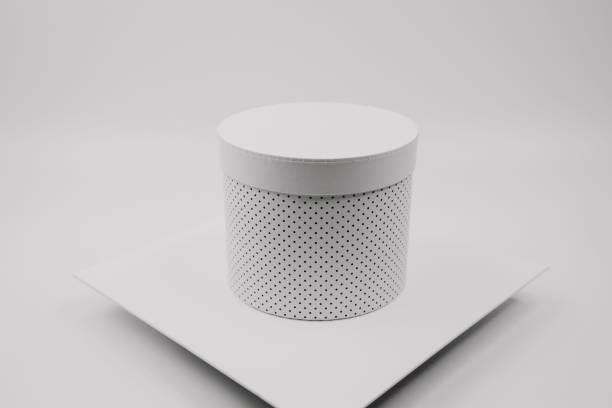 istock the white oval gift box on a white background 1716580881