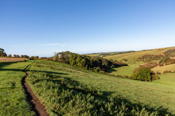 istock Looking out over fields and hills in the South Downs, on a sunny September morning 1716596023