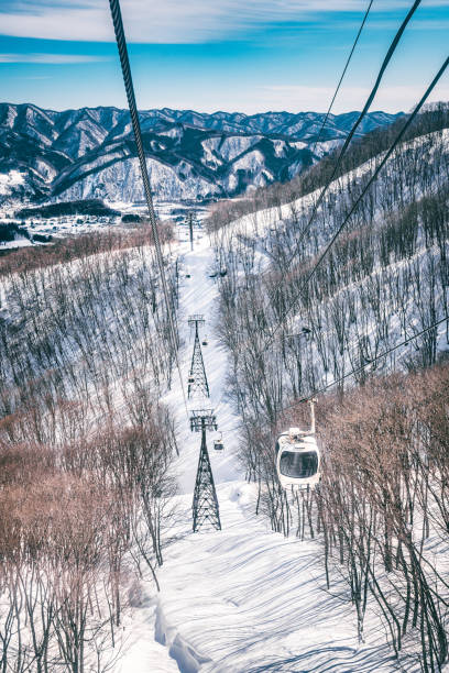 istock Ropeway, Cable car in Hakuba, Japan 1716601625