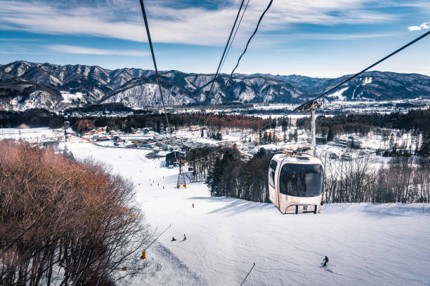 istock Ropeway, Cable car in Hakuba, Japan 1716601660