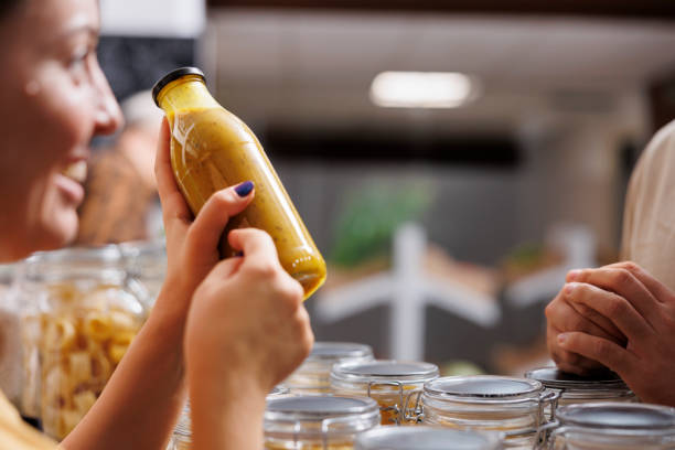 Trader sells organic fruit juice