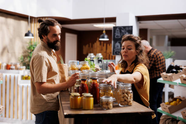 istock Farmer showcasing her food products 1716643914