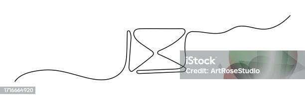 Line Design Envelope Letter Envelope Shape Drawing By Continuous Line Thin Line Design ...