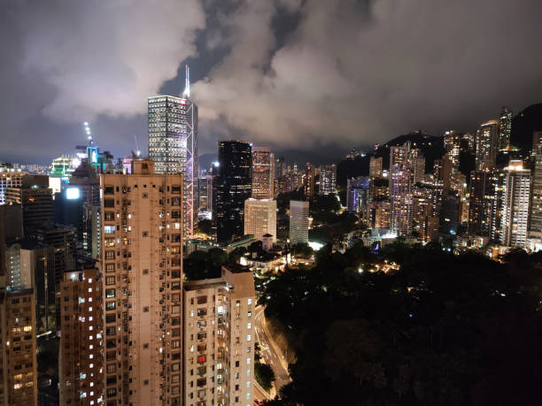 istock Hong Kong cityscape by night 1716669857