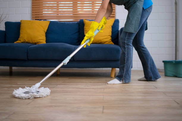 istock House keeper clean living room. 1716726864