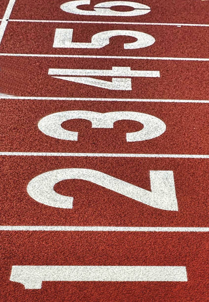 istock Numbers on the surface of a running track 1716734205
