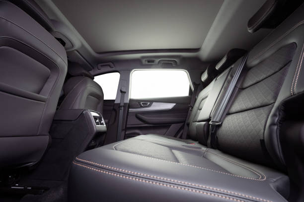 istock Rear leather car seats 1716759516