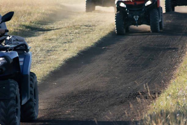 istock A group of unrecognizable people driving ATVs om the mountain road 1716765549
