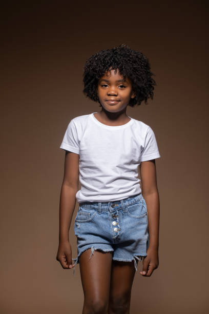 istock Studio portrait of a black girl 1716790761