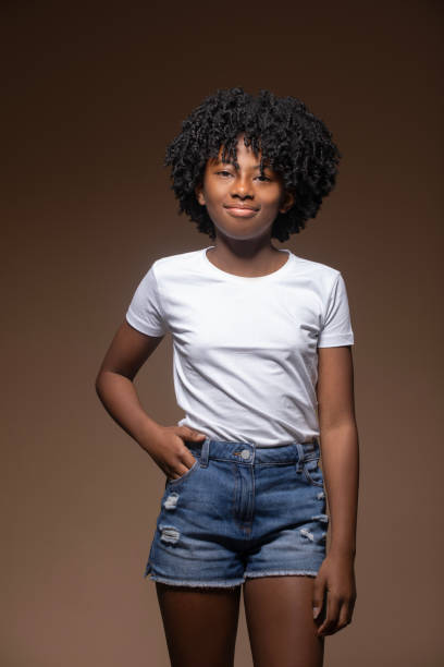 istock Studio portrait of a black girl 1716791091