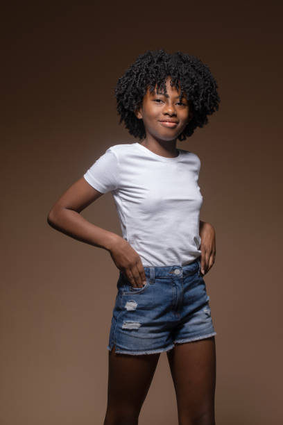 istock Studio portrait of a black girl 1716791549