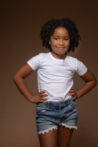 istock Studio portrait of a black girl 1716791750
