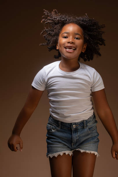 istock Studio portrait of a black girl 1716791818
