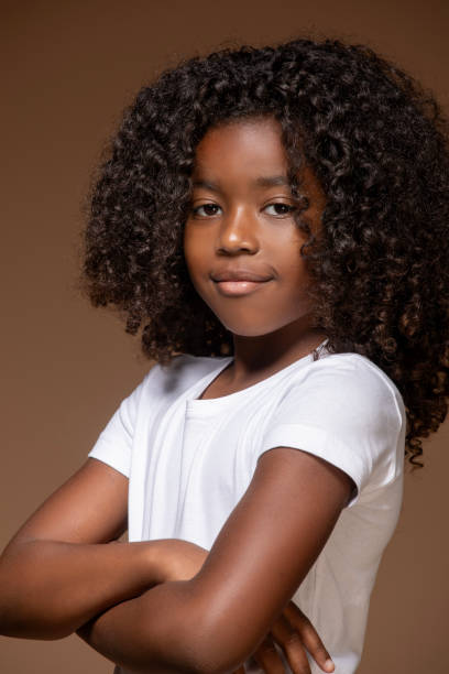 istock Studio portrait of a black girl 1716792386