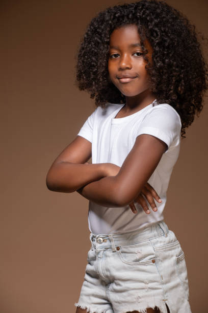 istock Studio portrait of a black girl 1716792396