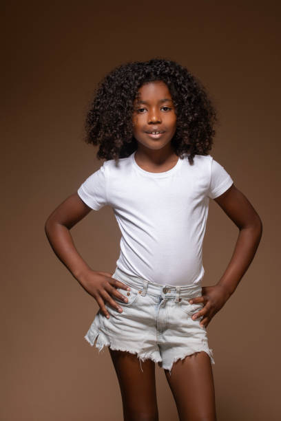istock Studio portrait of a black girl 1716792430