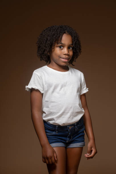 istock Studio portrait of a black girl 1716792578