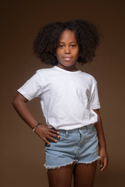 istock Studio portrait of a black girl 1716792950