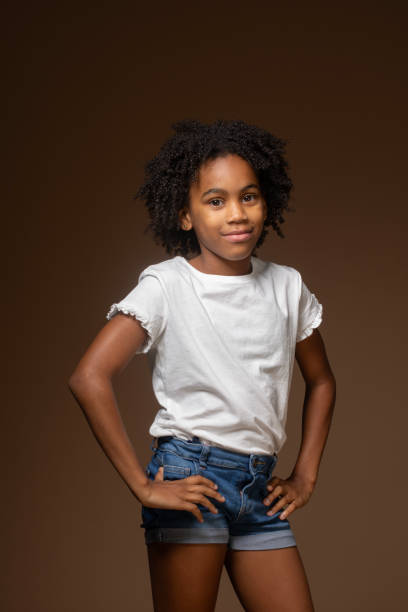 istock Studio portrait of a black girl 1716793239