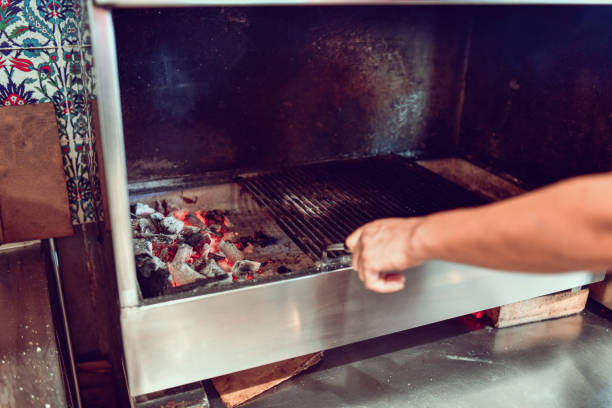 istock Cook Stirring Up Barbecue For Doner Kebab 1716835497