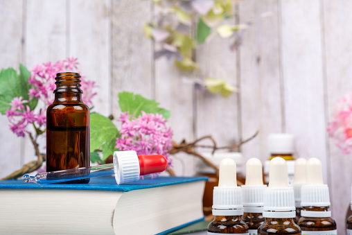 Alternative medicine equipment - Bach Flower Remedy, Homeopathy, Aromatherapy