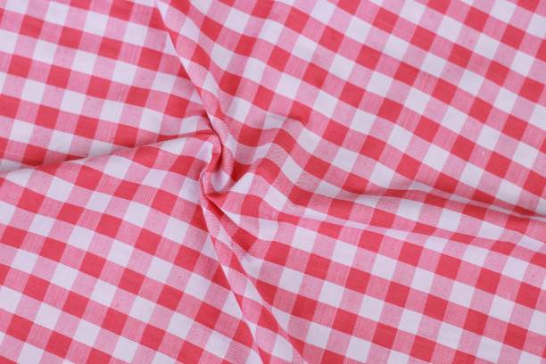 istock wrinkled classic pink plaid fabric 1716907108