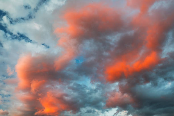 istock Sunny sky abstract background, beautiful cloudscape, on the heaven, view over white fluffy clouds, freedom concept. Aerial view of sky and white clouds. View from airplane. 1716928341