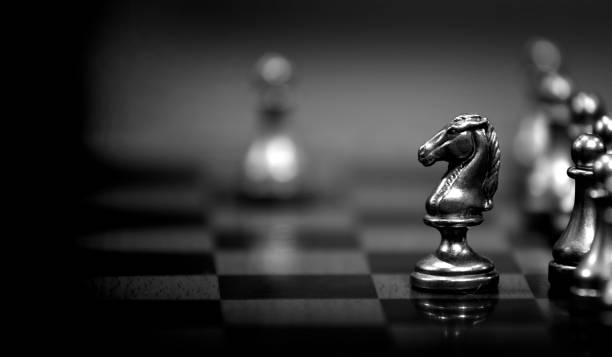 istock Chess Pieces on Board for Game and Strategy 1716932398