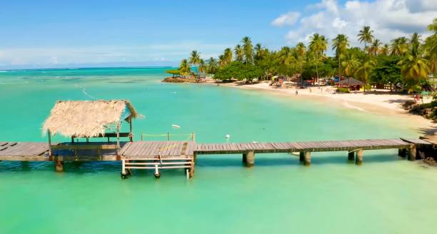 istock pier on an island in the ocean 1716959906