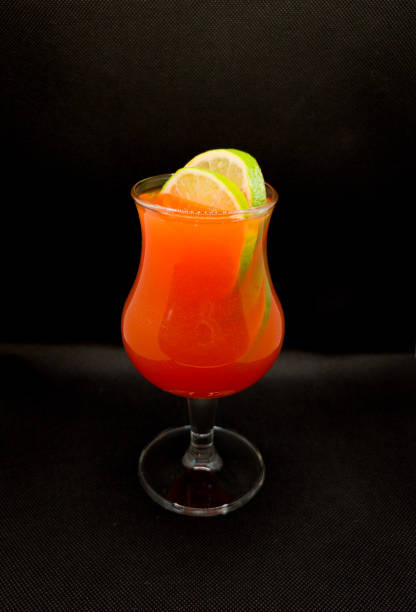 istock red cocktail decorated with lime on a black background 1716965440