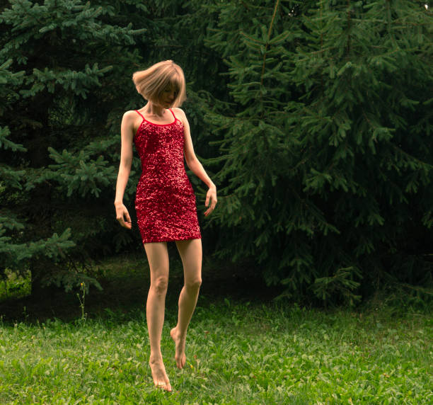 one young woman