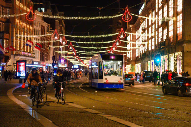 Amsterdam city, Netherlands - travel in Europe concept, elegant visuals