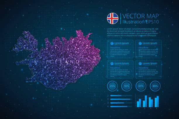Iceland Map Ribbon 350+ Icelandic Flag Map Stock Photos, Pictures & Royalty-Free Images ...