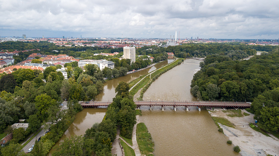 Hochwasser am Fluss