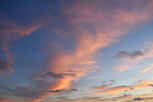 istock Sunrise over the sea, beautiful cloudscape 1717062811