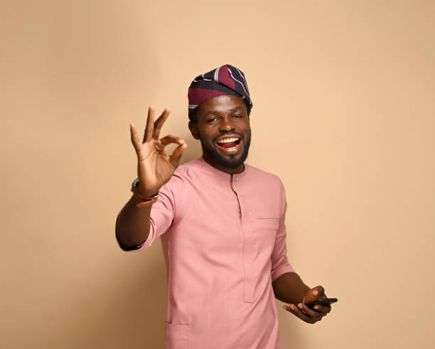 istock Happy businessman giving exciting satisfied approval gesture 1717064488